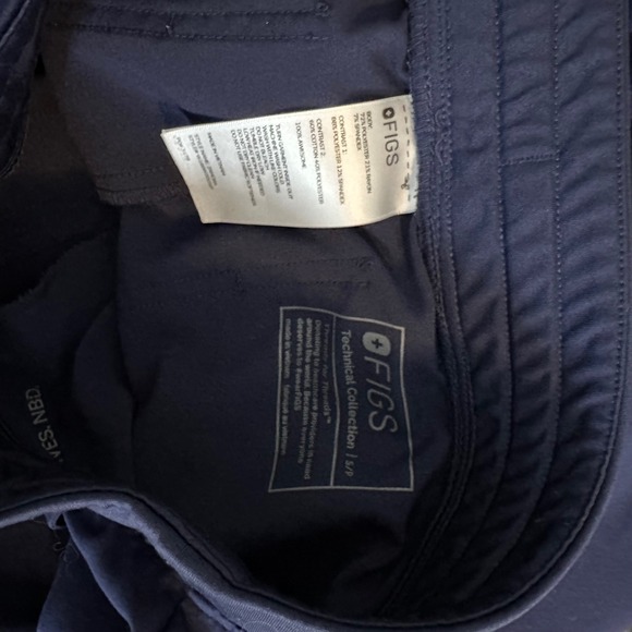 FIGS Zamora Jogger Technical Collection Navy Blue Scrub Pants Women's S/P - Picture 3 of 8